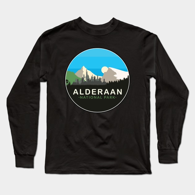 Alderaan National Park Long Sleeve T-Shirt by Space Club